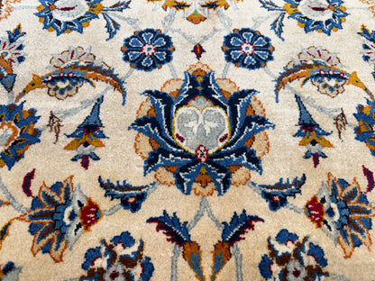 10’6”x14’6” Hand-Knotted Persian Kashan Area Rug