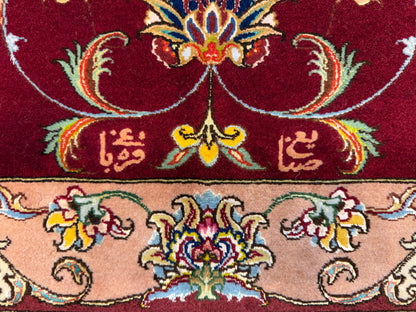 Hand-Knotted 70 Raj Persian Tabriz Rugs - Signed Gharabaghi - 9’10”x13’2”