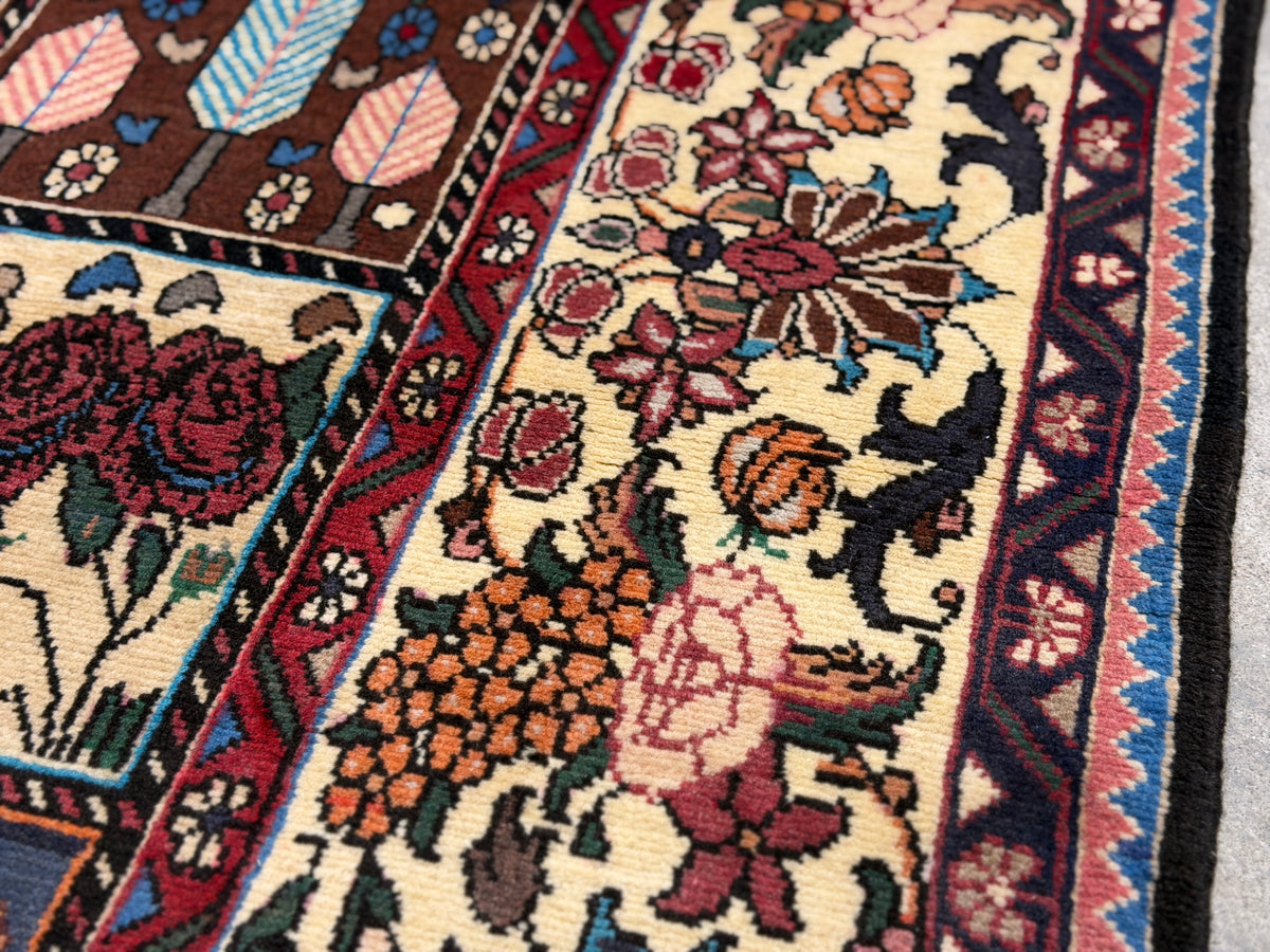 Hand-Knotted Persian Bakhtiari Rug - 6'9"x9'5"