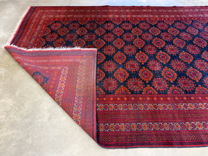 6’5”x9’10” Hand-Knotted Wool Bokhara Oriental Area Rug