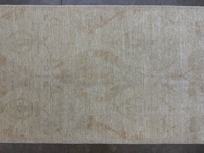 2’9”x13’6” Hand-Knotted Wool Abstract Runner 2x13 Handmade Beige Rug