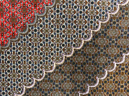 Hand-Knotted Persian Tabriz Mahi Rug - 10’x13’