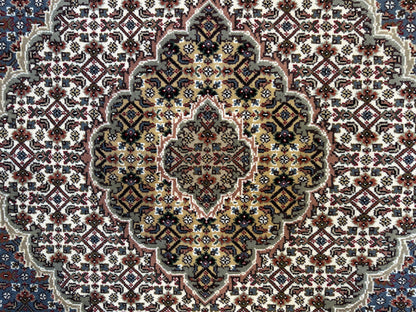 8’x10’ Hand-Knotted Wool IndoMahi Tabriz Area Rug