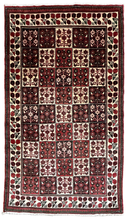 Hand-Knotted Persian Bakhtiari Rug - 5’7”x9’9”