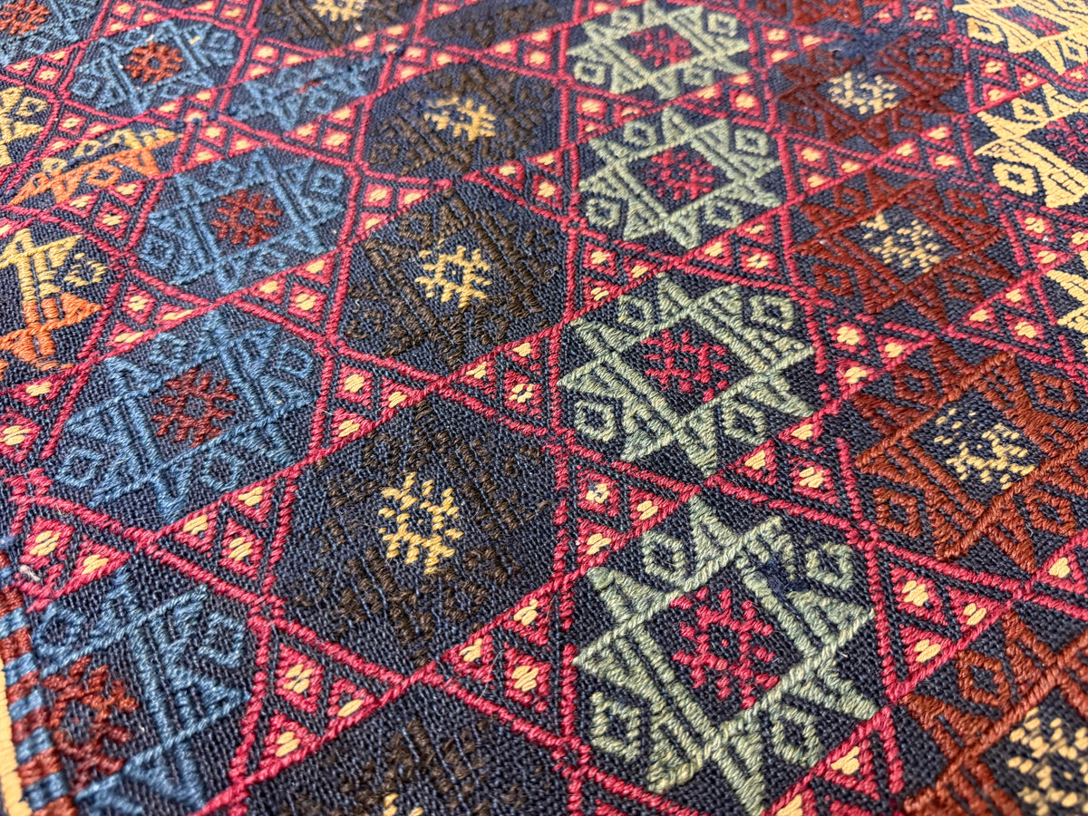 Antique Flatweave Persian Kilim Rug - 5’3”x8’3”