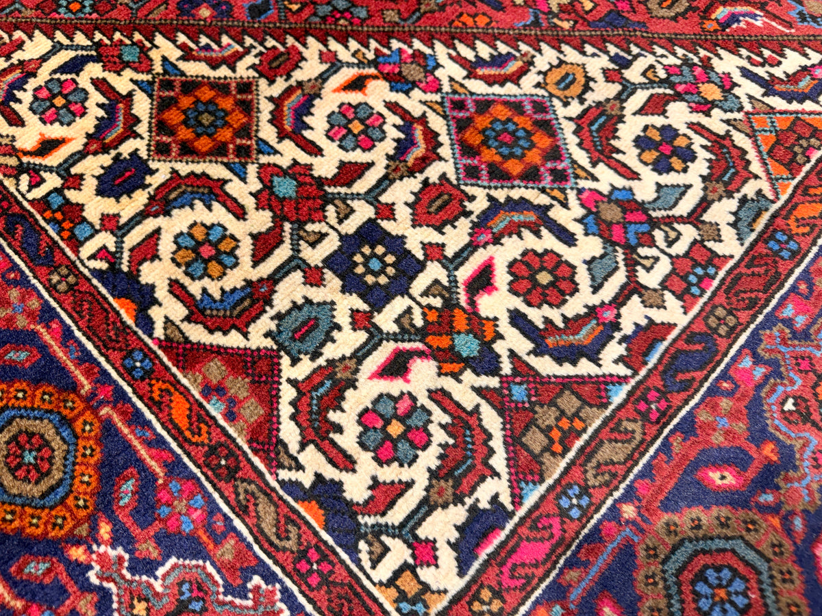 Hand-Knotted Persian Bidjar Gholtogh Rug - 4'x6'7"