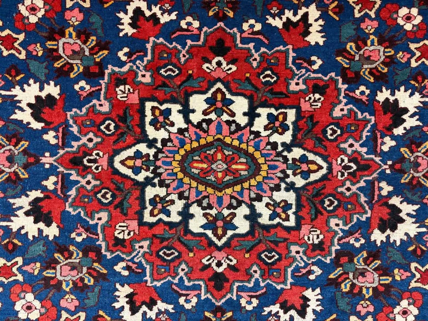 9’1”x12’ Hand-Knotted Wool Bakhtiari Rug