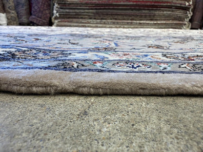 11’7”x16’6” Palace Size Hand-Knotted Wool & Silk Isfahane Area Rug 11x16