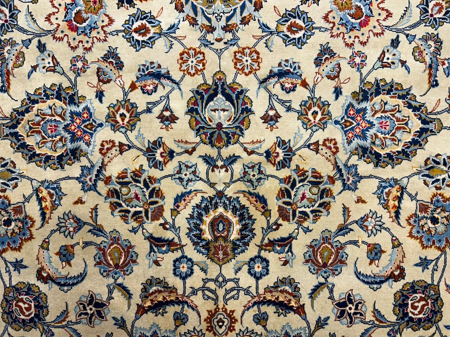 10’5”x14’5” Hand-Knotted Wool All-over Kashane Area Rug - Handmade Carpet 10x14