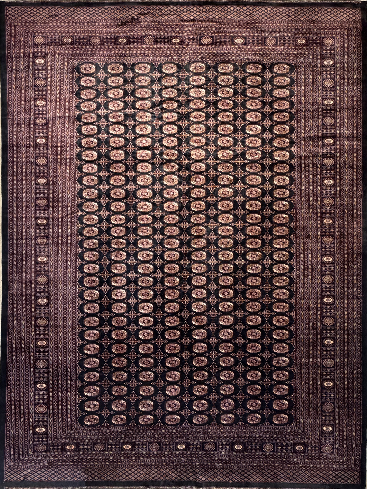 Hand-Knotted Bokhara Rug - 10'2"x13'6"