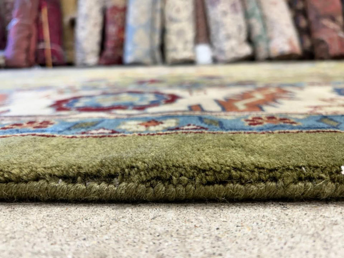 8'10"x11'10" Handmade 100% Wool IndoHeriz Rug