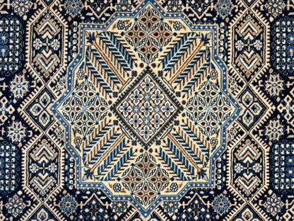 Hand-Knotted Persian Nain Rug - 5’2”x8’9”