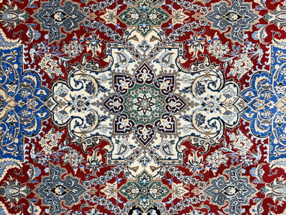 Hand-Knotted Persian Isfahan Rug - 6’8”x10’