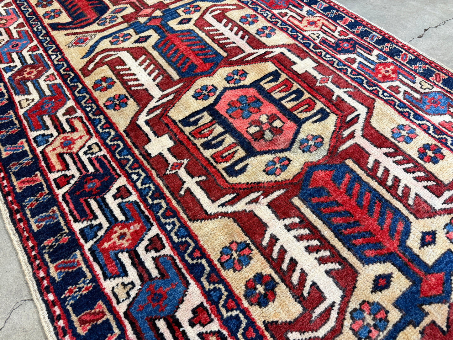 Hand-Knotted Nahavand Runner - 3’2”x10’5”