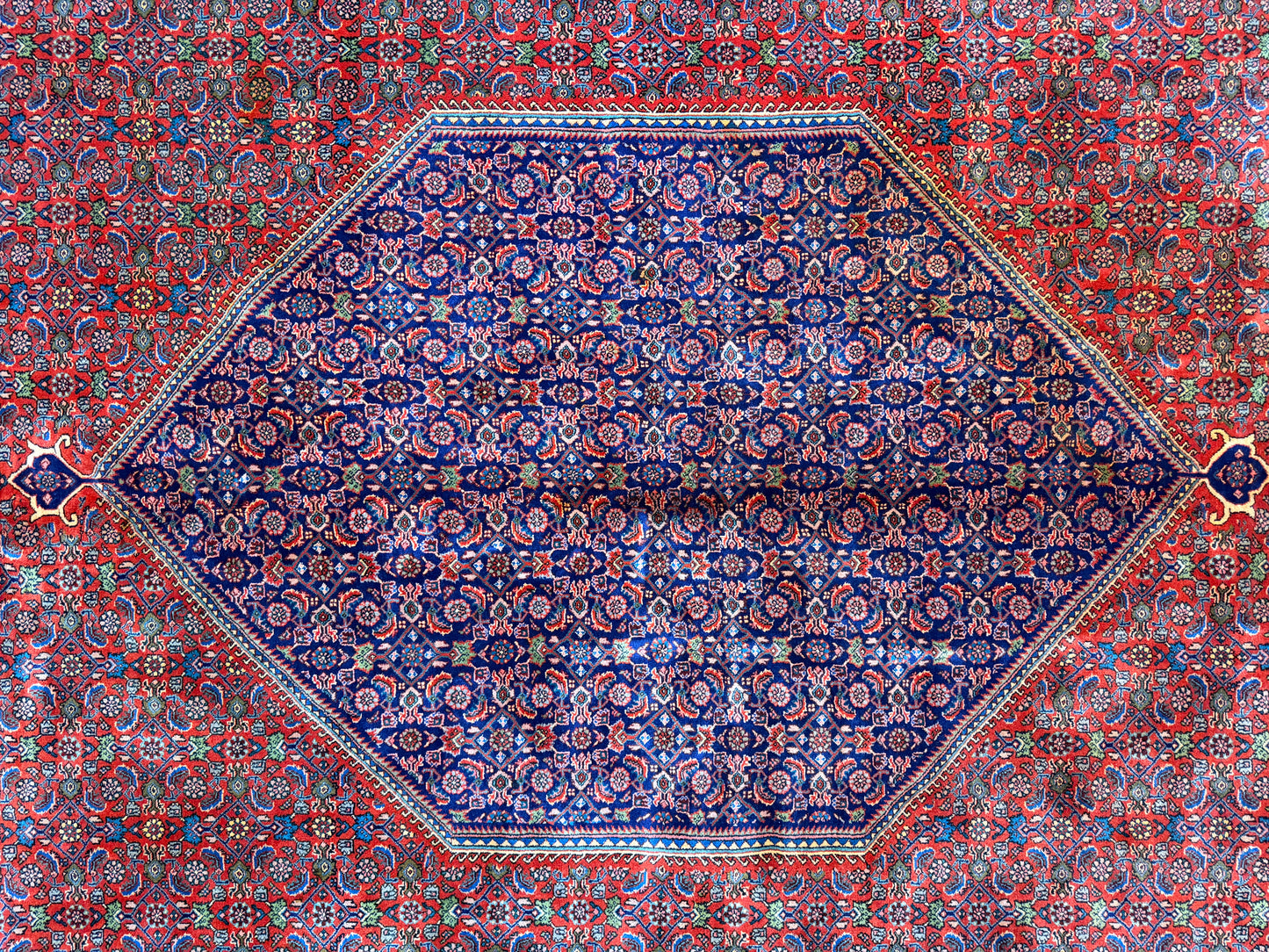 10’x13’ Hand-Knotted Wool Bidjar Persian Area Rug 10x13 Handmade Carpet