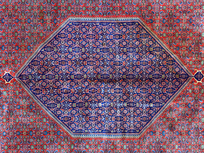 10’x13’ Hand-Knotted Wool Bidjar Persian Area Rug 10x13 Handmade Carpet