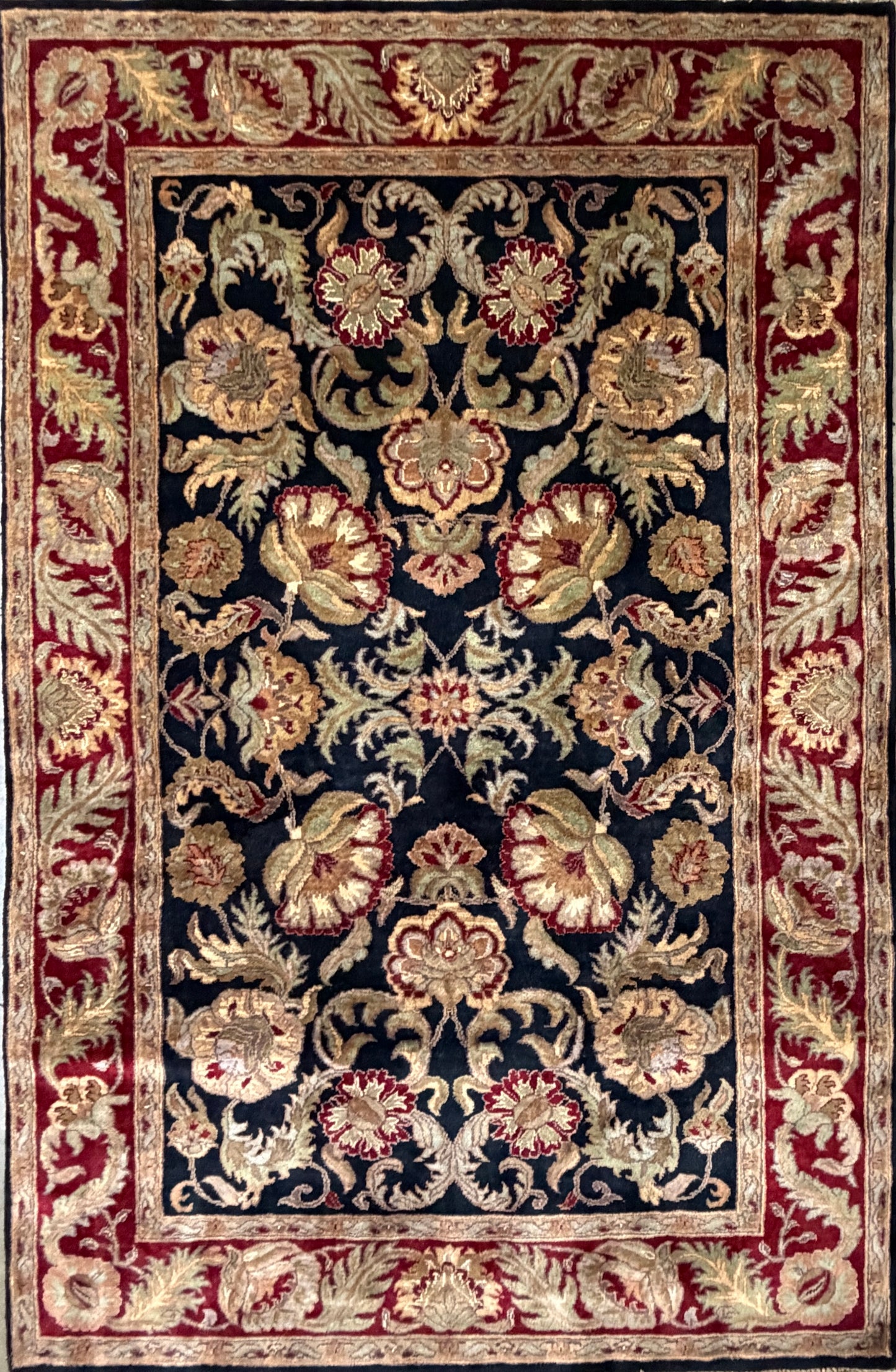 Hand-Knotted Oriental Rug - 6’x9’