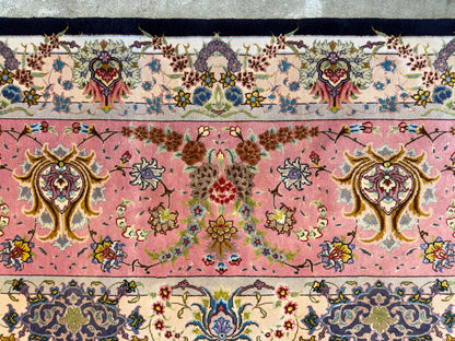 11’6”x16’6” Very Fine Hand-Knotted 70 Raj Signed Persian Tabriz Rug
