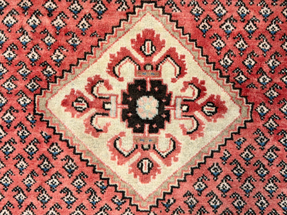 Hand-Knotted Persian Hamadan Rug - 4’5”x6’6”