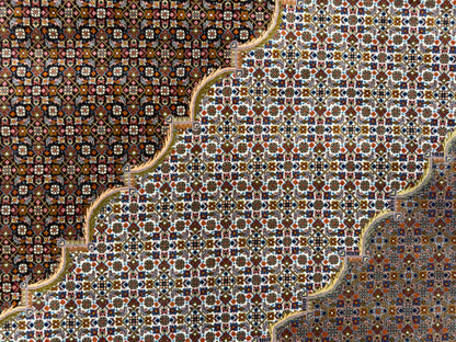 9’8”x12’10” Fine Hand-Knotted Persian Tabriz Mahi Area Rug