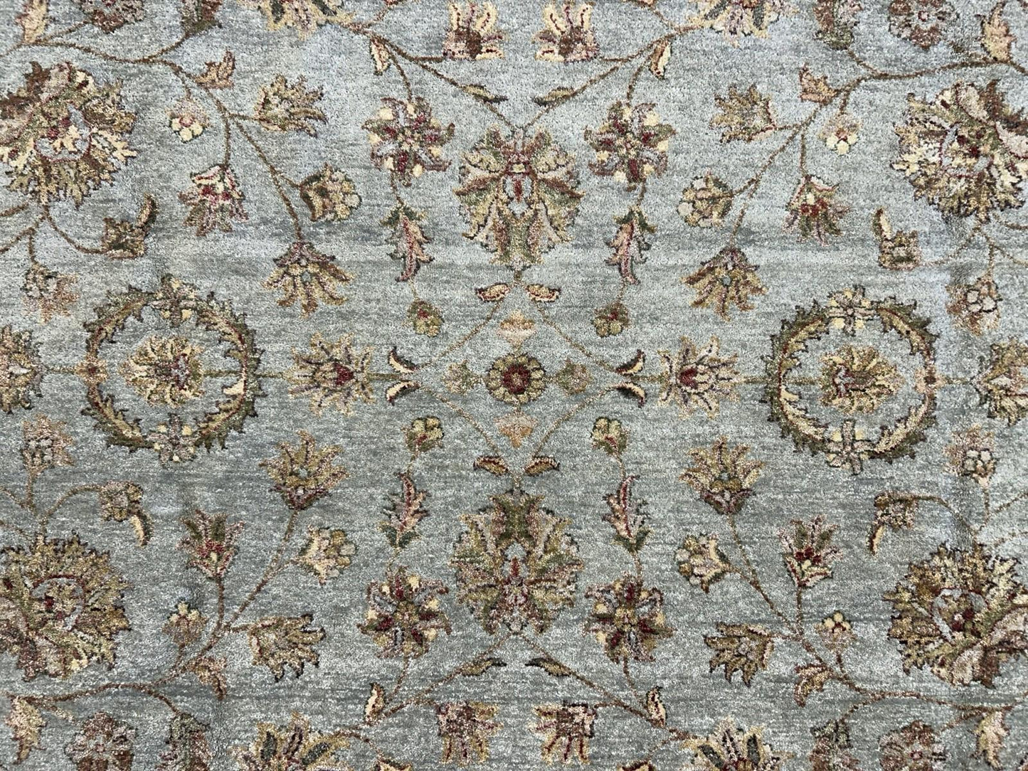 8’ Diameter Hand-knotted Wool Round Area Rug - Handmade Carpet 8x8 Green