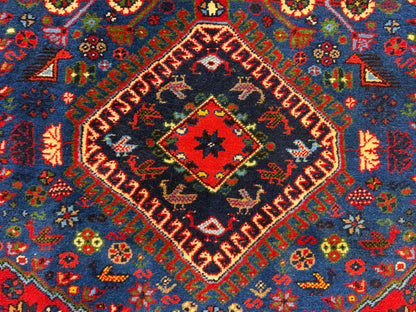 Hand-Knotted Yalameh Persian Runner - 2’11”x18’4”