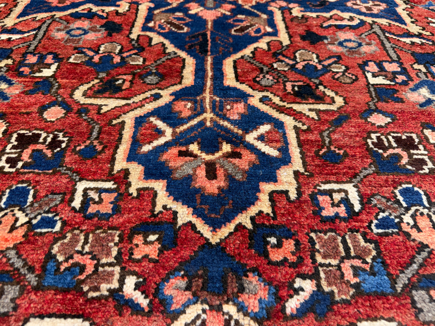 9’8”x12’6” Hand-Knotted Persian Bakhtiari Area Rug