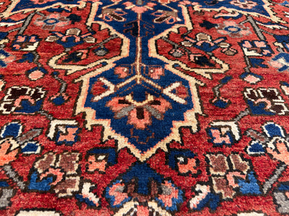 9’8”x12’6” Hand-Knotted Persian Bakhtiari Area Rug