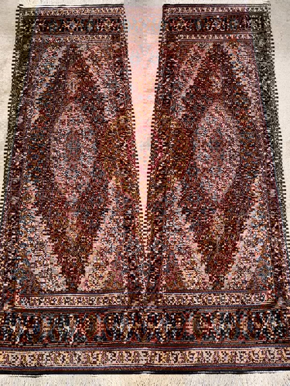 3'2"x5' Very Fine Handmade Wool & Silk  Persian Tabriz Rug