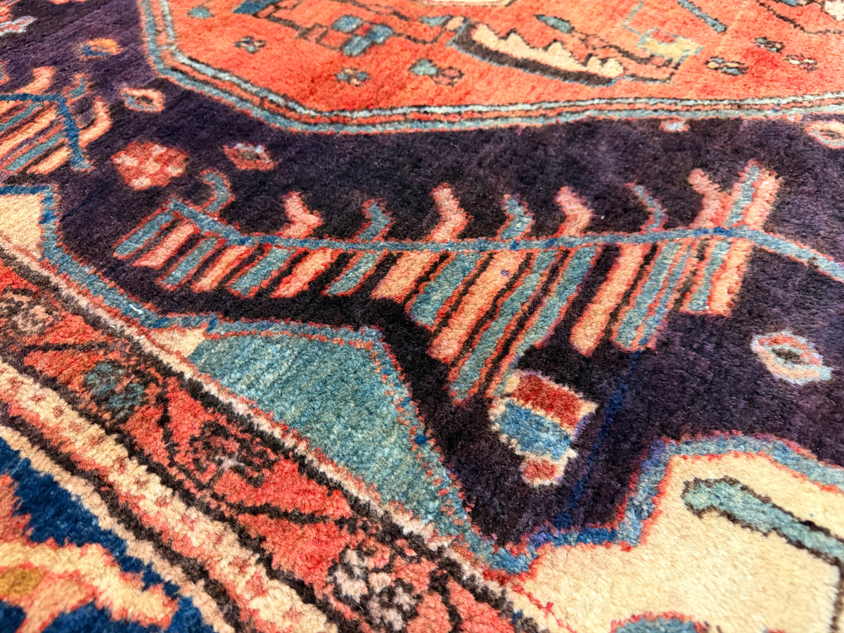 Hand-Knotted Persian Nahavand Rug - 5’7”x10’10”