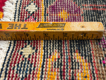 Hand-Knotted Persian Hamadan Rug - 4'x7'5"