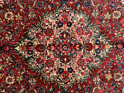 Hand-Knotted Persian Sarouk Rug - 10’x21’8”