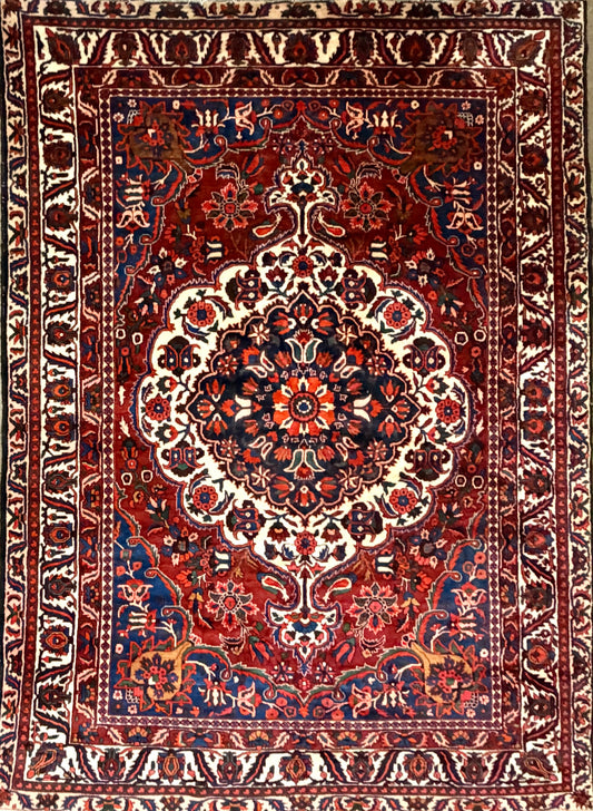 Hand-Knotted Persian Bakhtiari Rug - 8’8”x12’2”