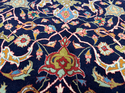 Hand-Knotted 60 Raj Persian Tabriz Rug - Dome Design - 9’8”x12’10”