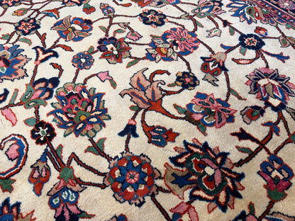 Hand-Knotted Persian Mashad Rug - 9’6”x12’5”