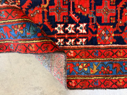 Hand-Knotted Malayer Runner - 3’4”x13’8”