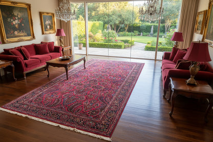 Hand-Knotted Persian Karastan Sarouk Rug - 9’x18’
