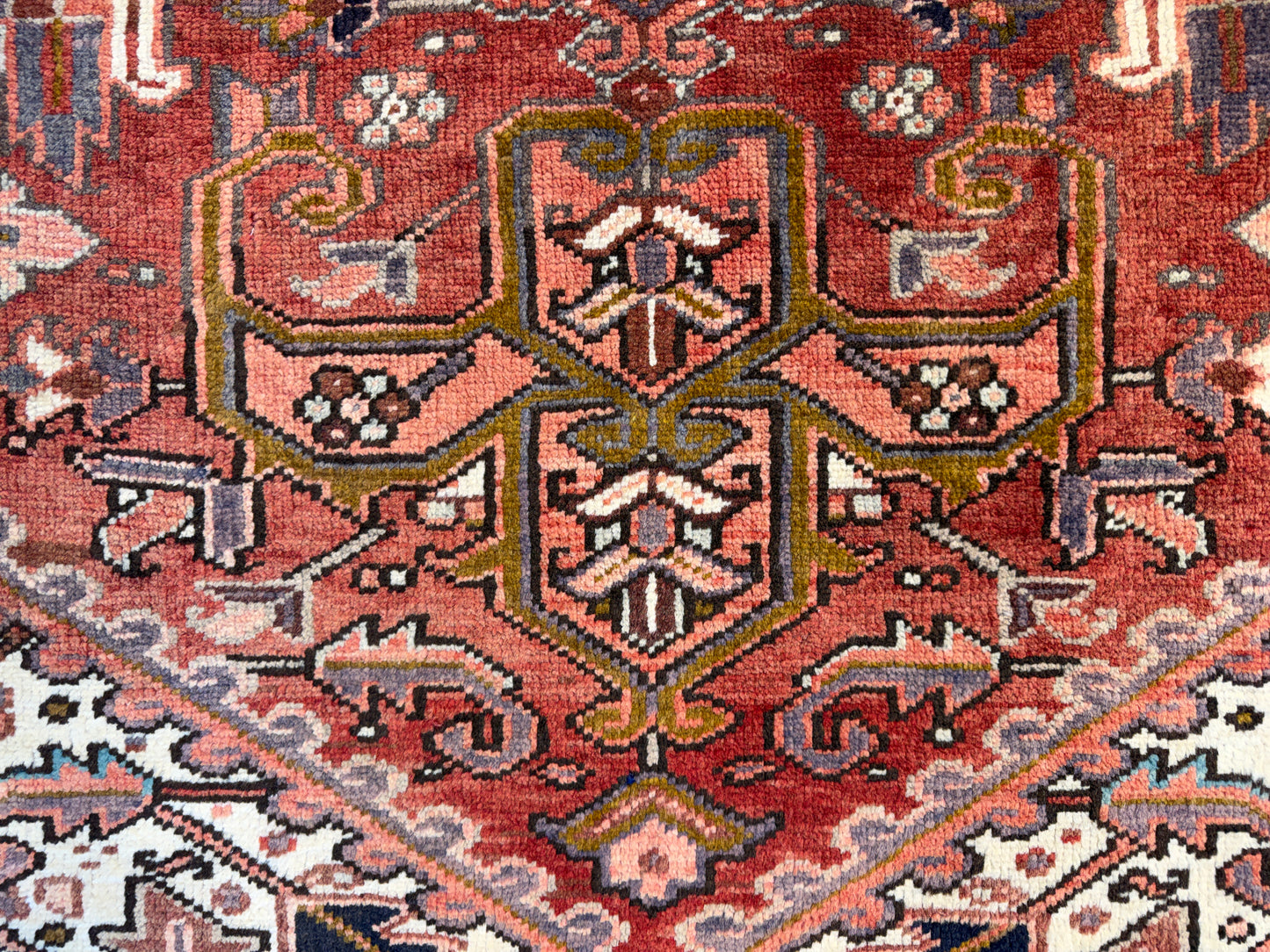 Hand-Knotted Persian Heriz Rug - 8’3”x11’2”