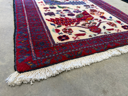 Hand-Knotted Bidjar Rug - 2’2”x2’9”