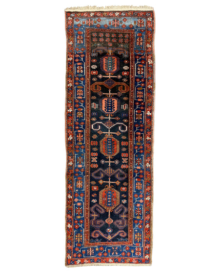Hand-Knotted Persian Bakhshayesh Runner - 3’5”x10’3”