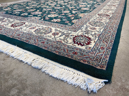 8’x10’ Hand-Knotted IndoKashan Oriental Area rug