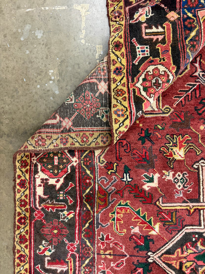 Hand-Knotted Persian Heriz Rug - 8’3”x10’6”