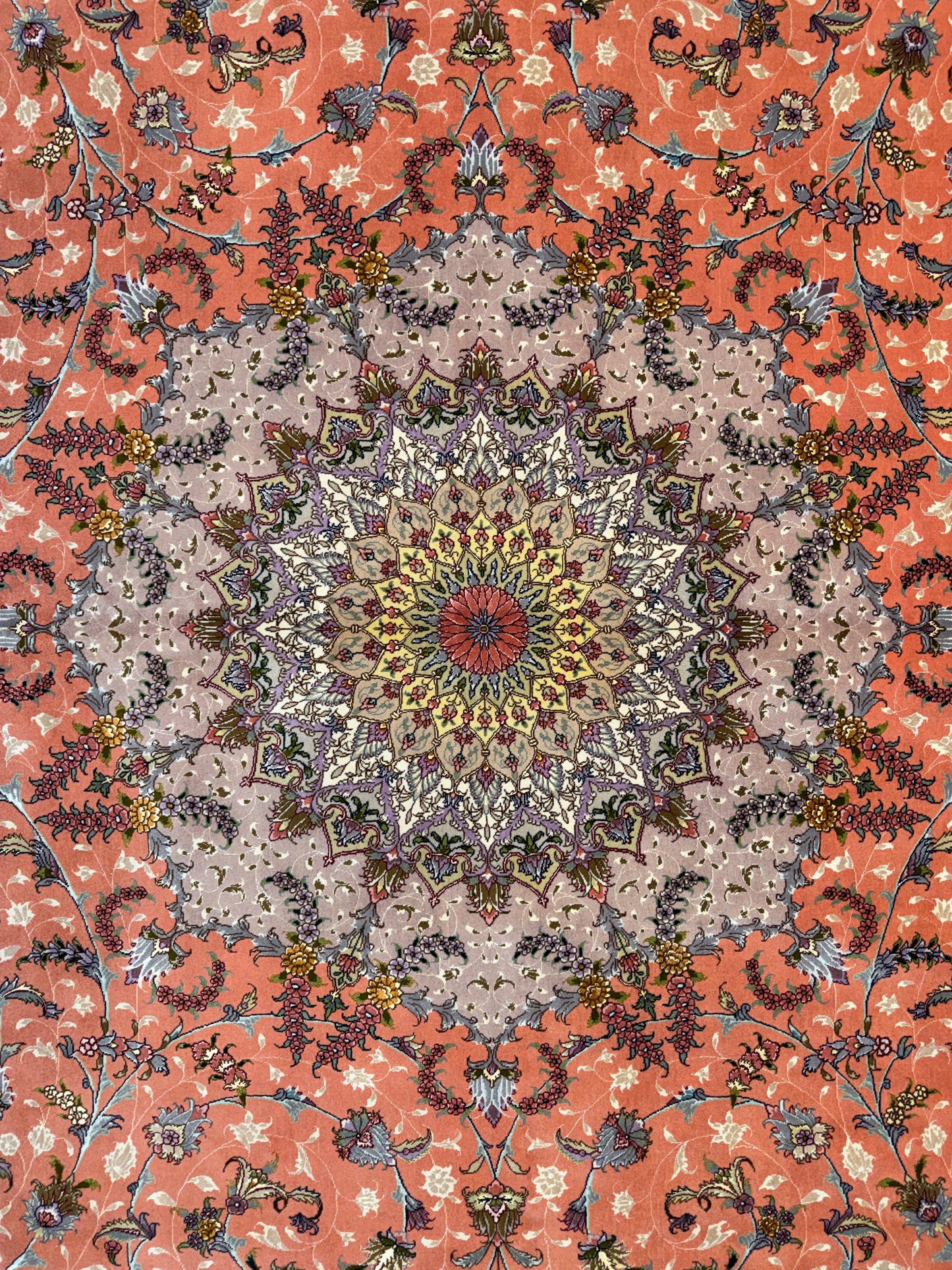 9’11”x13’4” Hand-Knotted 60 Raj Persian Tabriz Rug