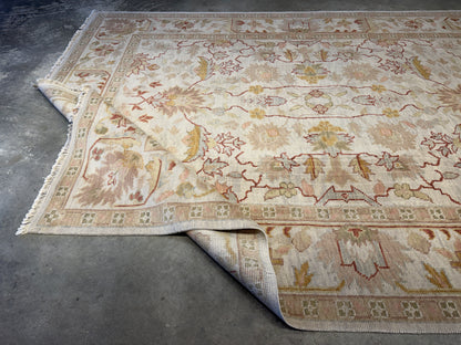 Hand-Knotted Oushak Rug - 8’1”x10’8”