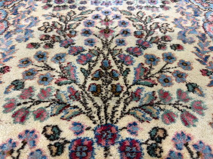 Hand-Knotted Antique Kerman Runner - 3’x21’10”