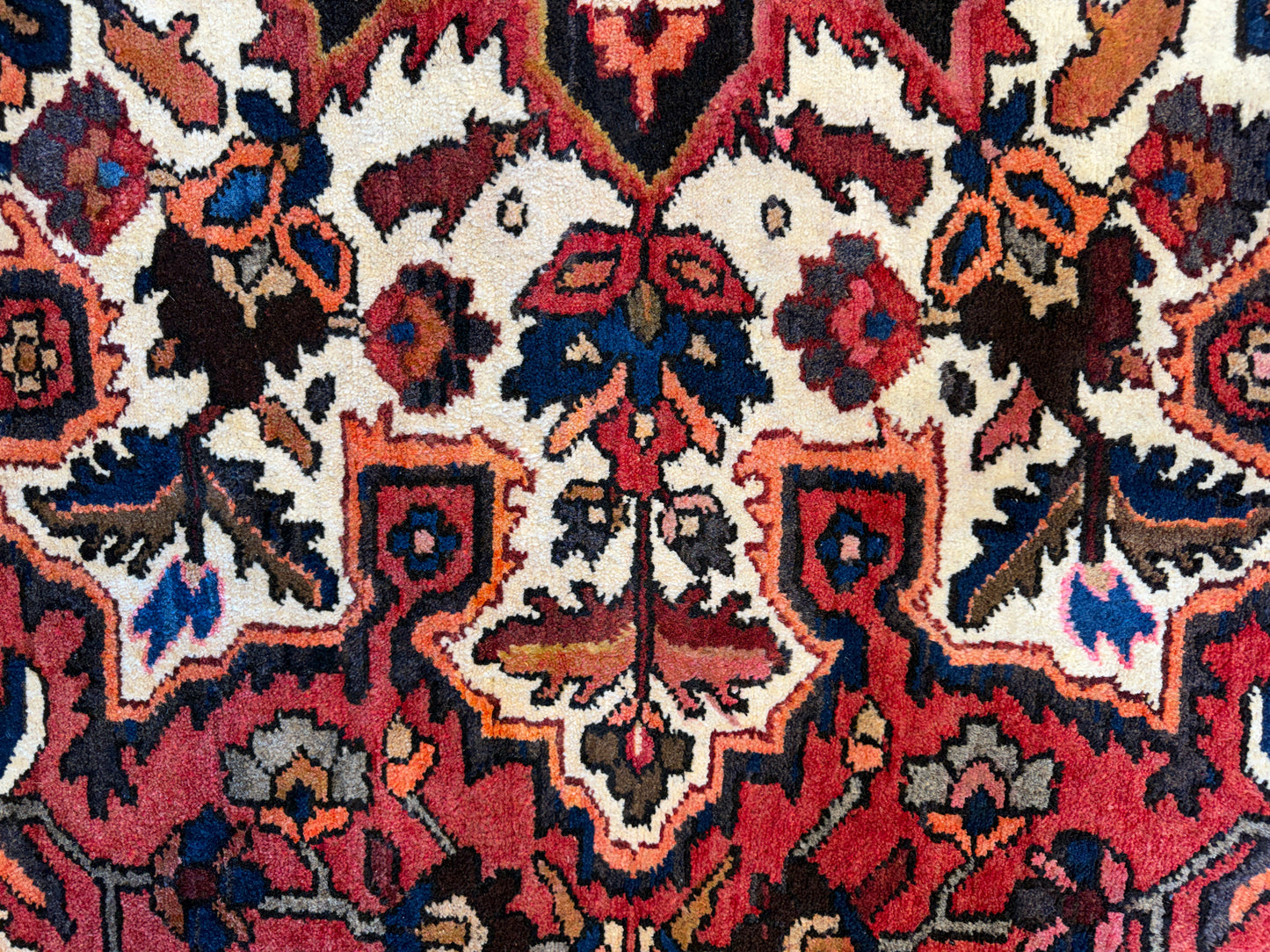 Hand-Knotted Persian Bakhtiari Rug - 11’4”x12’7”