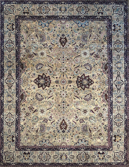 8’x10’5” Hand-Knotted Wool PakPersian Area Rug