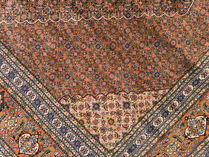 11’9”x15’9” Hand-Knotted Fine Wool Persian Sarab Area Rug