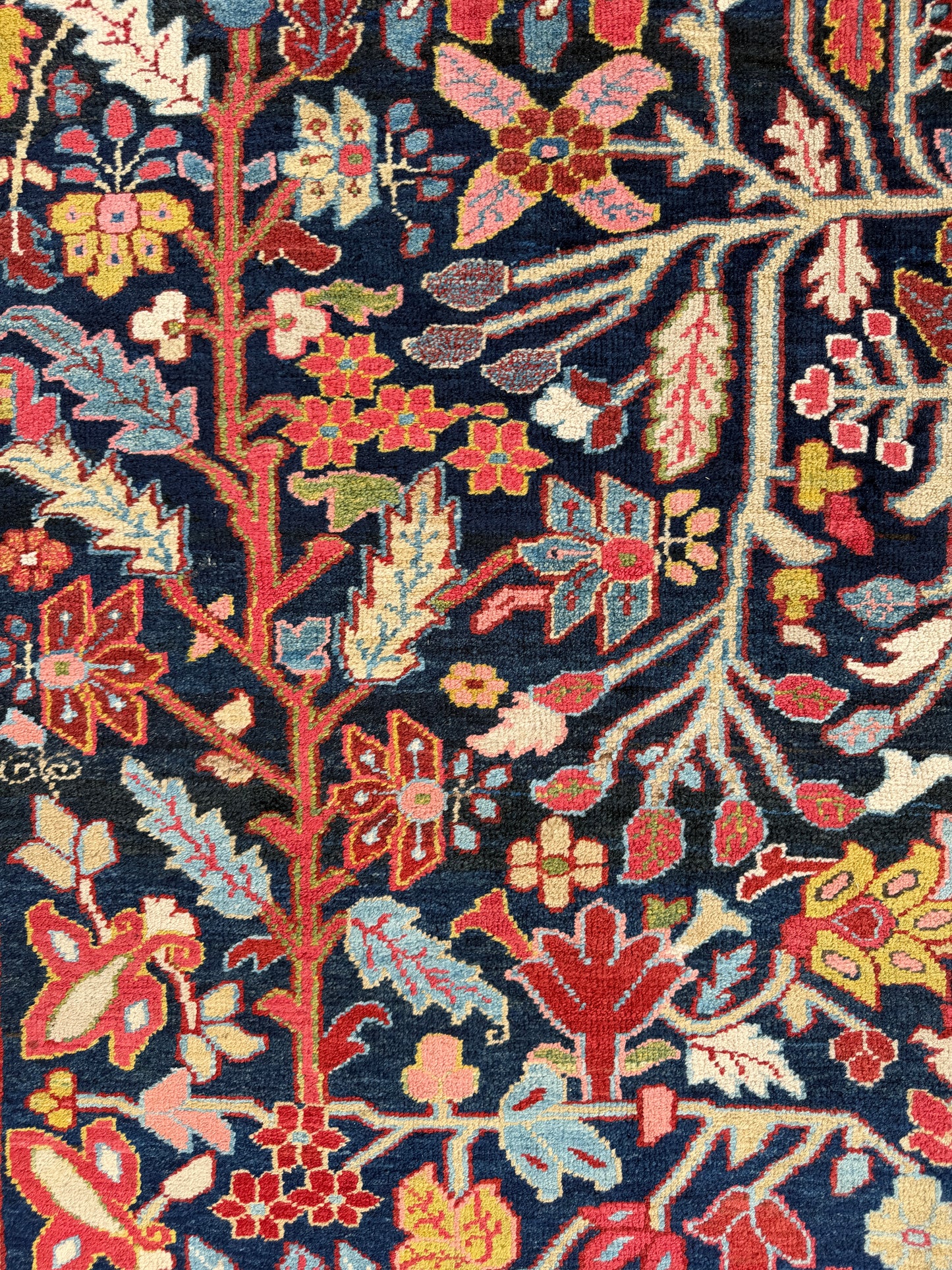 Hand-Knotted Antique Persian Heriz Rug - 12’6”x22’6”