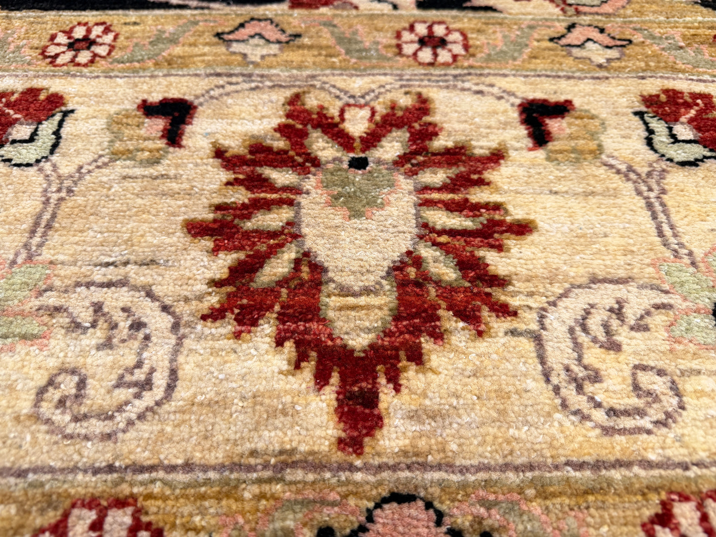 Hand-Knotted Peshawar Rug - 7’7”x10’6”